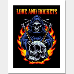 LOVE AND ROCKETS BAND Posters and Art